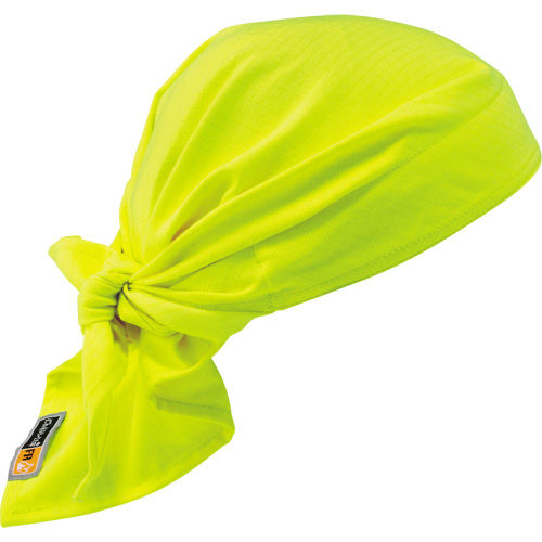 Chill-Its&reg; 6710FR FR Cooling Triangle Hat, High Visibility Lime-Yellow MAS Chibougamau