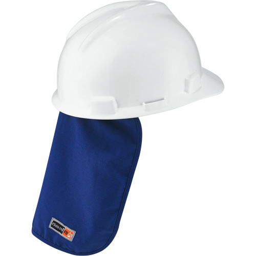 Chill-Its&reg; 6717FR Cooling FR Hardhat Pad & Neck Shade, Blue MAS Chibougamau