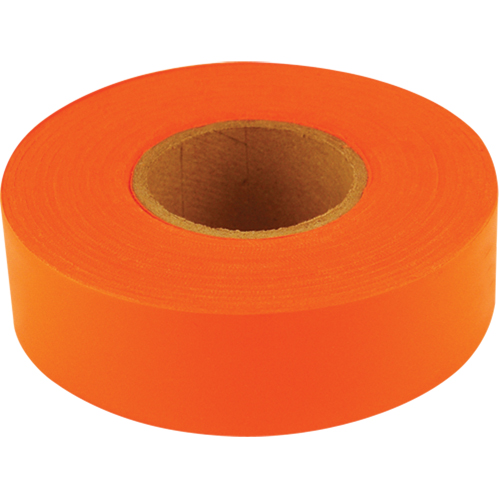 Ruban de signalisation Sub-Zero, 1,2" la x 150' lo, Orange fluorescent MAS Chibougamau