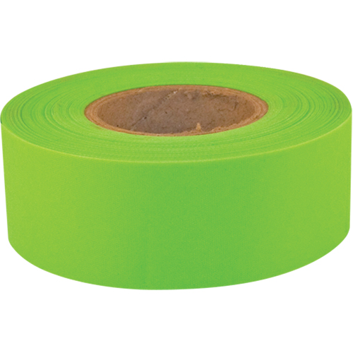 Ruban de signalisation Sub-Zero, 1,2" la x 150' lo, Lime fluorescent MAS Chibougamau