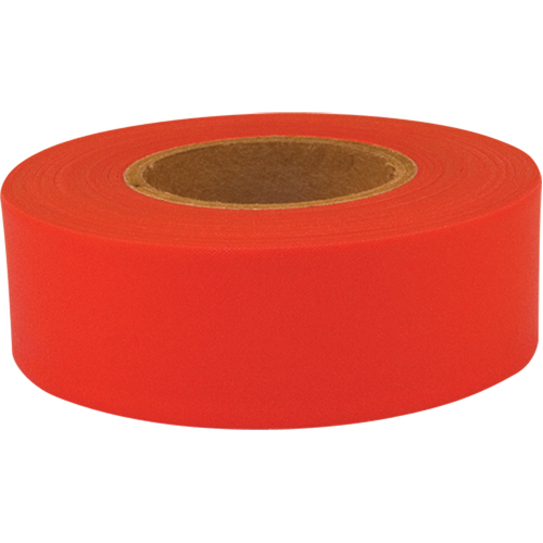 Ruban de signalisation Sub-Zero, 1,2" la x 150' lo, Rouge fluorescent MAS Chibougamau