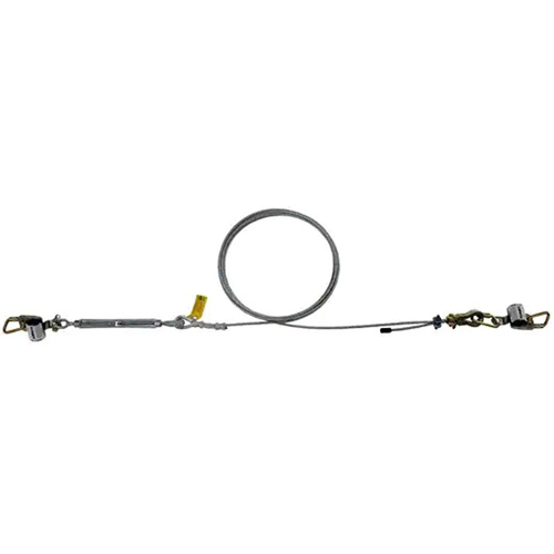 SecuraSpan HLL Lifeline Assembly, Galvanized Cable MAS Chibougamau
