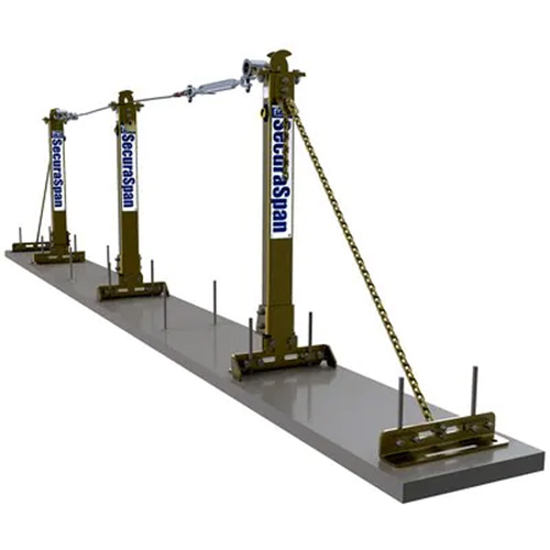 SecuraSpan Loop Rebar Horizontal Lifeline System MAS Chibougamau