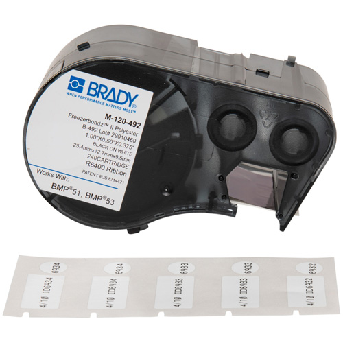 Low Temperature Label Maker Cartridge, Black MAS Chibougamau