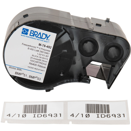 Low Temperature Label Maker Cartridge, Black MAS Chibougamau