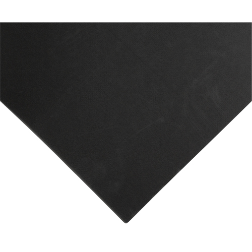 Electrically Conductive Mat No.785, 3' W x 5' L x 3/32" T, PVC, Smooth, Black MAS Chibougamau