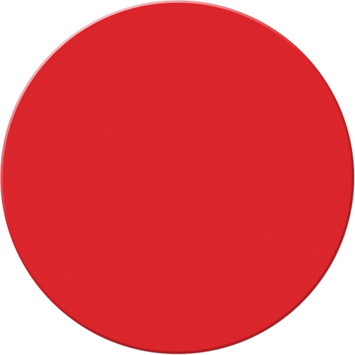 Armor Stripe Lean/5S Markers, Circle, 6" L x 6" W, Red, Plastic MAS Chibougamau