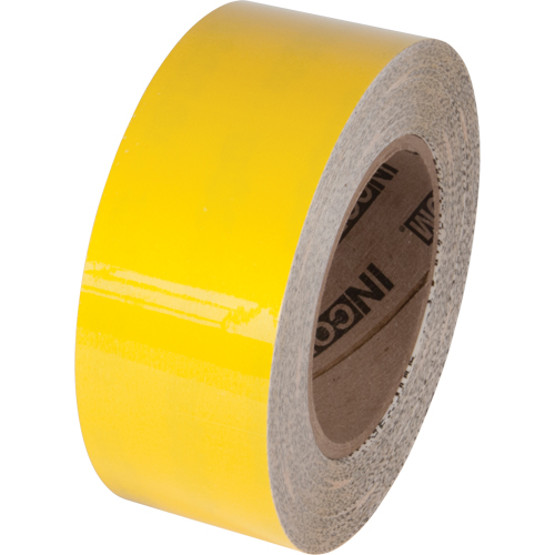 Ruban de marquage pour plancher Tuff Mark, 3" x 100', Polyester, Jaune MAS Chibougamau
