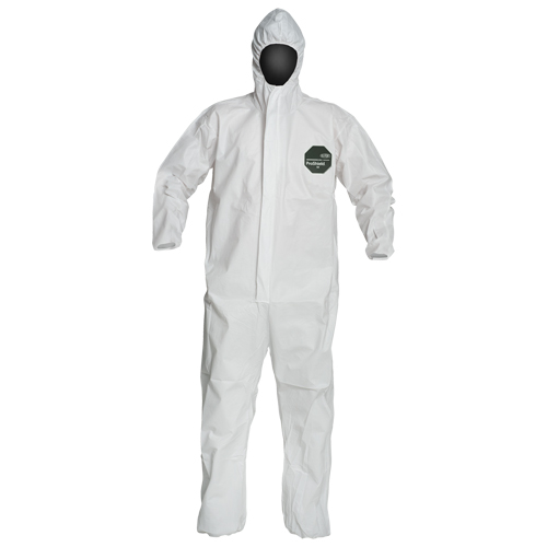 ProShield&reg; 50 Coveralls, Small, White, Microporous MAS Chibougamau