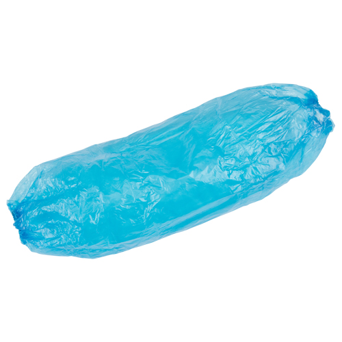 Disposable Sleeves, 18" long, Polyethylene, Blue MAS Chibougamau