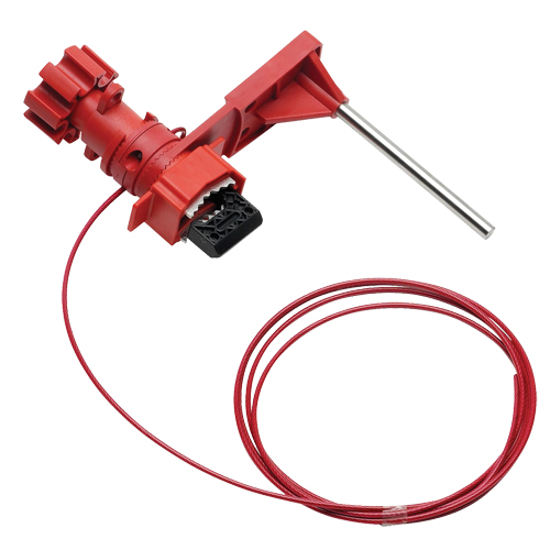 Small Valve Lockout With Blocking Arm, Universal Type MAS Chibougamau