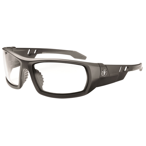 Skullerz&reg; Odin Safety Glasses, Clear Lens, Anti-Fog/Anti-Scratch, ANSI Z87+/Meets/Exceeds CSA Z94.3 MAS Chibougamau