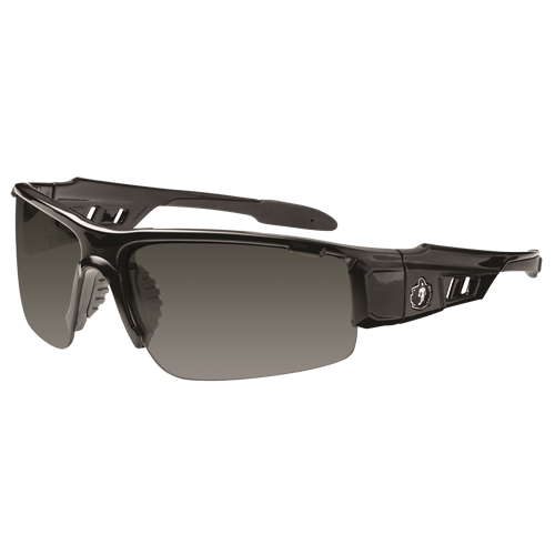 Lunettes de s&eacute;curit&eacute; Skullerz Dagr, Lentille Grise/fum&eacute;e, Anti-&eacute;gratignures, ANSI Z87+/R&eacute;pond ou surpasse la norme CSA Z94.3 MAS Chibougamau