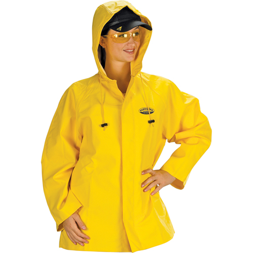 Hurricane Flame Retardant/Oil Resistant Rain Suits - Jackets, 4X-Large, Yellow MAS Chibougamau