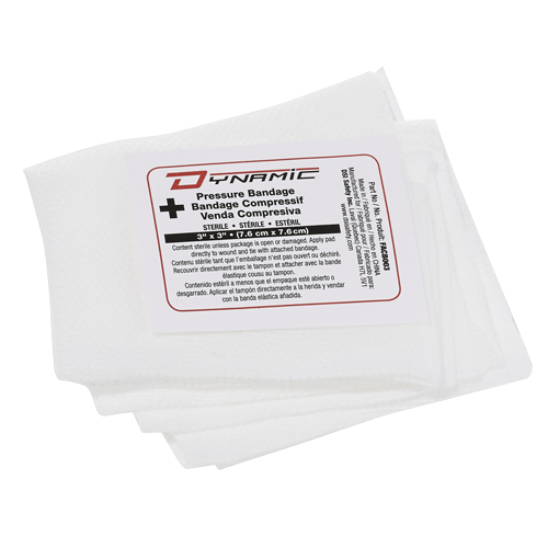 Dynamic Compress Bandage, 3" L x 3" W MAS Chibougamau