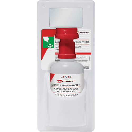 Dynamic Single-Use Eyewash Station with Isotonic Solution, Single MAS Chibougamau