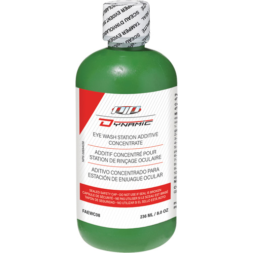 Dynamic Eyewash Additive Concentrate, Full Bottle, 8 oz. MAS Chibougamau