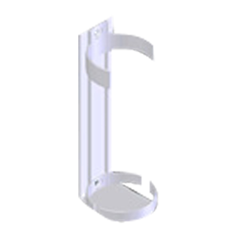 Support en plastique pour v&eacute;hicule de solution Bio Med Wash Dynamic MAS Chibougamau