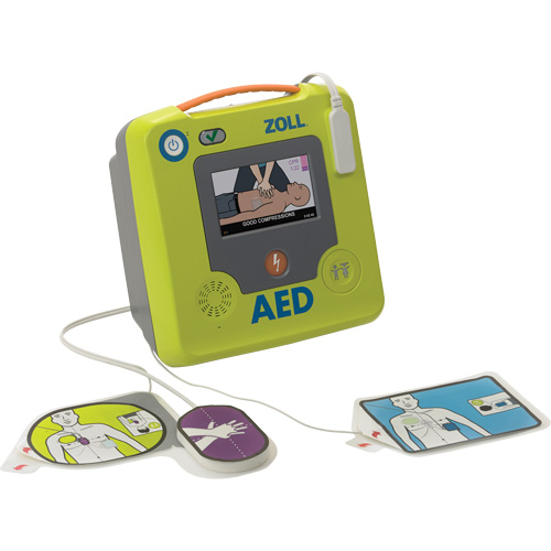 AED 3AED Kit, Semi-Automatic, English, Class 4 MAS Chibougamau