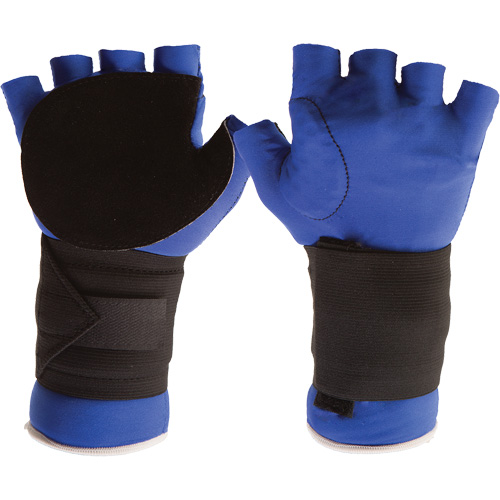 Anti-Impact Glove with Wrist Support, Size Small, Split Leather Palm MAS Chibougamau
