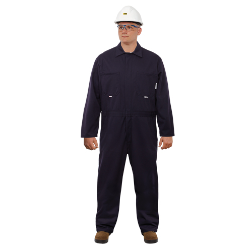 Combinaison ignifuge contre l'arc &eacute;lectrique UltraSoft, Taille 46, Bleu marine, 12,4 cal/cm2 MAS Chibougamau
