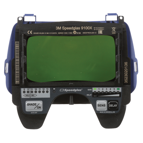 Filtre pour lentille de soudage auto-assombrissant Speedglas 9100X, 4-2/10" la x 2-1/10" h Champ de vision, Pour utilisation avec S&eacute;rie 9100 MAS Chibougamau