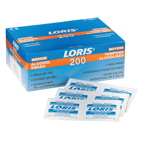 Dynamic Alcohol Wipes, Towelette, Antiseptic MAS Chibougamau