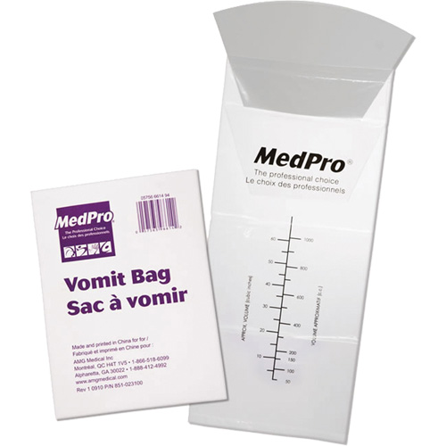 Sacs pour v&ocirc;missure Medpro MAS Chibougamau