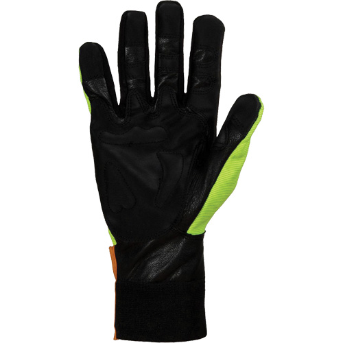Gants pour scie &agrave; chaîne haute visibilit&eacute; Endura, Taille Grand/9, Paume Ch&egrave;vre MAS Chibougamau