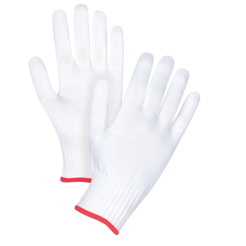 Gants tricot&eacute;s sans couture, Polyester, Calibre 10, Petit MAS Chibougamau