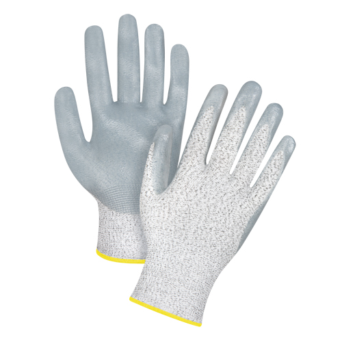 Gants haute performance r&eacute;sistants &agrave; la coupe, Taille 2T-Grand/11, Calibre 13, Rev&ecirc;tement Nitrile, Enveloppe en PEHP, ANSI/ISEA 105 niveau 4/EN 388 niveau 5 MAS Chibougamau