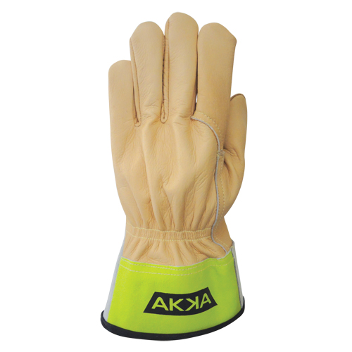 Lineman's Gloves, Small, Grain Cowhide Palm MAS Chibougamau