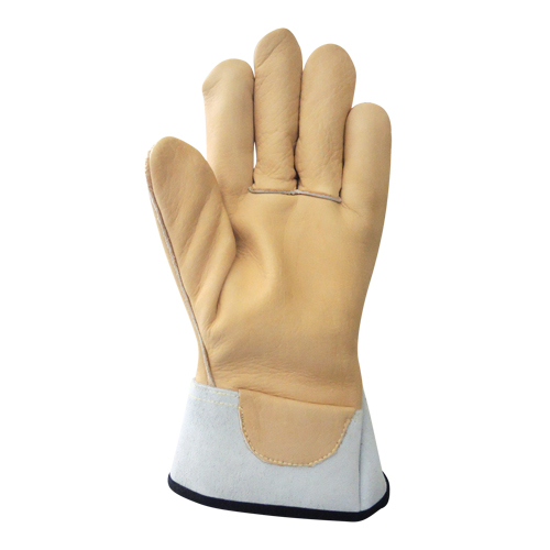 Lineman's Gloves, Small, Grain Cowhide Palm MAS Chibougamau