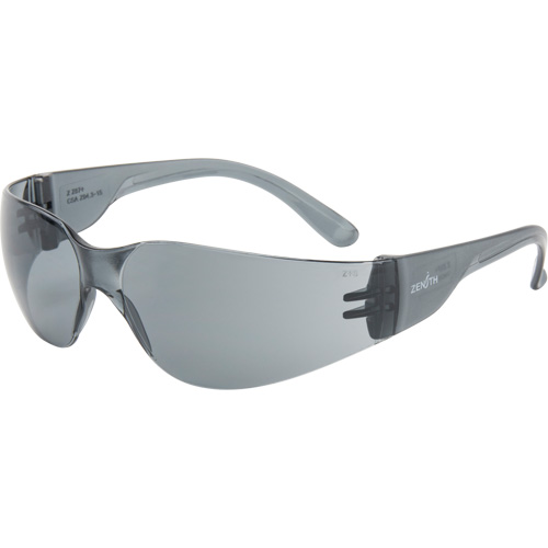 Lunettes de s&eacute;curit&eacute; s&eacute;rie Z600, Lentille Grise/fum&eacute;e, Anti-&eacute;gratignures, ANSI Z87+/R&eacute;pond ou surpasse la norme CSA Z94.3 MAS Chibougamau