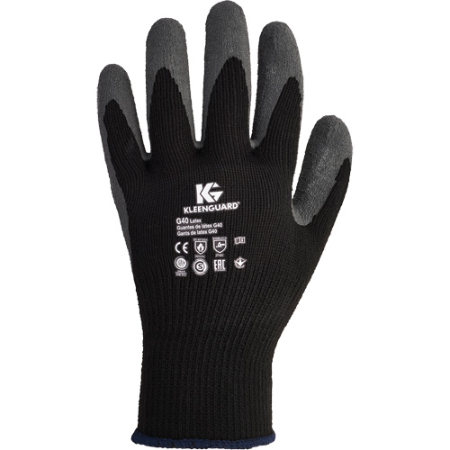 KleenGuard G40 Multi-Purpose Gloves, 7/Small, Rubber Latex Coating, 10 Gauge, Polyester/Cotton Shell MAS Chibougamau