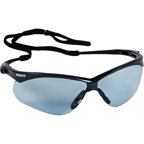KleenGuard Nemesis Safety Glasses, Light Blue Lens, Anti-Scratch, ANSI Z87+/Meets/Exceeds CSA Z94.3 MAS Chibougamau