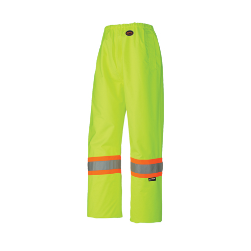 5586 450D Safety Pant, Polyester, X-Small, High Visibility Lime-Yellow MAS Chibougamau