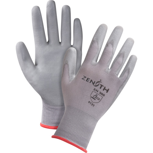 DMF-Free Coated Gloves, 10/X-Large, Polyurethane Coating, 15 Gauge, Nylon Shell MAS Chibougamau