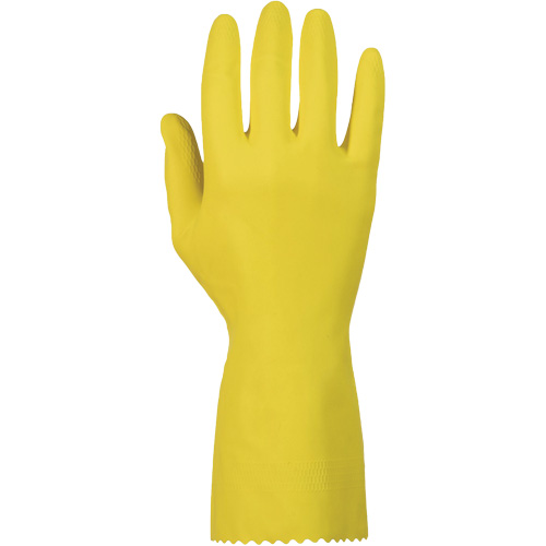 ChemStop Gloves, Size Small/7, 12" L, Latex, Flock-Lined Inner Lining, 12-mil MAS Chibougamau