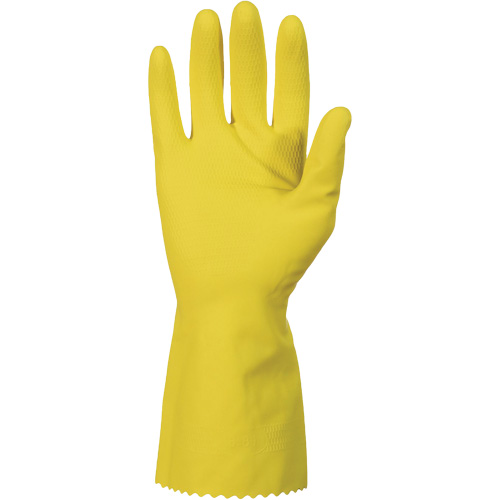 ChemStop Gloves, Size Small/7, 12" L, Latex, Flock-Lined Inner Lining, 12-mil MAS Chibougamau