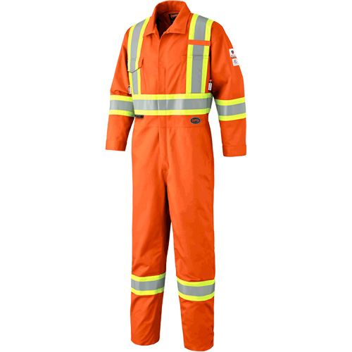 7702 Combinaison de s&eacute;curit&eacute; haute visibilit&eacute; ignifuge, Taille 36, Orange MAS Chibougamau
