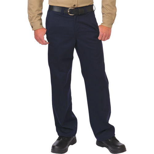 Arc Flash Work Pant, 28, x 34, Navy Blue, 12.4 cal/cm2 MAS Chibougamau