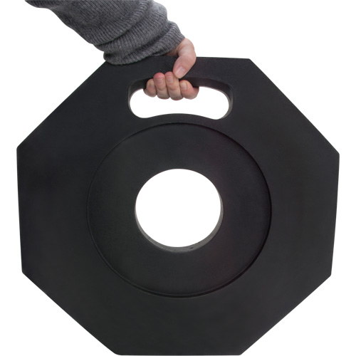 Base en caoutchouc pour poteaux d&eacute;lin&eacute;ateurs de qualit&eacute; sup&eacute;rieure, 12 lb MAS Chibougamau
