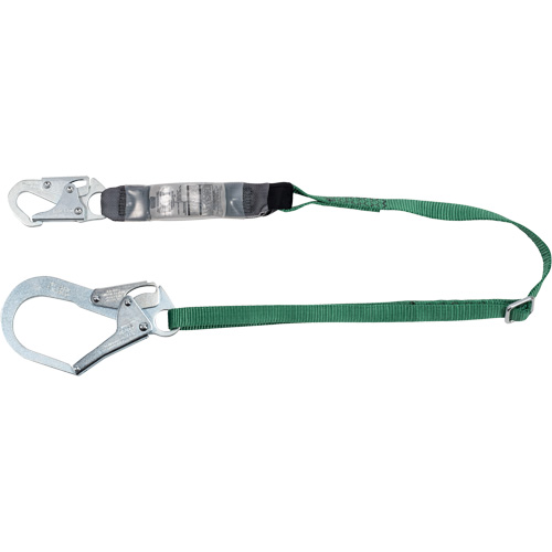 V-Series Lanyard, 6', Rebar Hook Center, Snap Hook Leg Ends, Polyester MAS Chibougamau