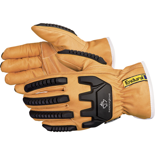 Endura&reg; Anti-Impact Driver's Gloves, X-Small, Grain Goatskin Palm, Thinsulate Inner Lining MAS Chibougamau