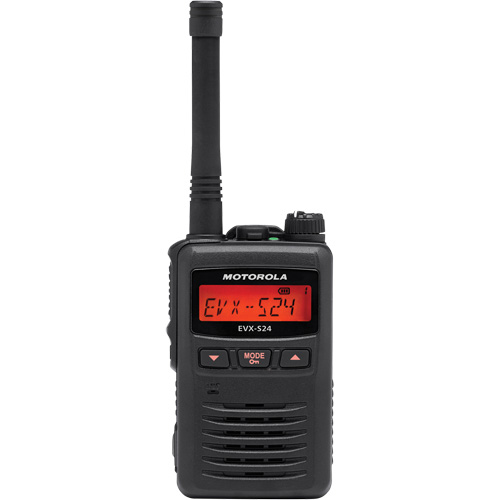 Radio portative de s&eacute;rie EVX-S24, Bande UHF, 256 canaux, Port&eacute;e 200 000 pi² MAS Chibougamau