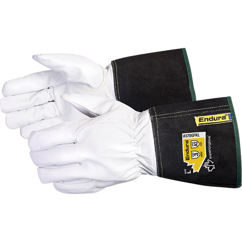 Endura&reg; TIG Welding Gloves, Grain Goatskin, Size Medium MAS Chibougamau