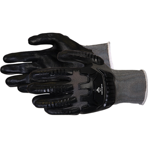 Gants de travail antichocs Dexterity, Petit, Paume en Synth&eacute;tique, Poignet Poignet en tricot MAS Chibougamau