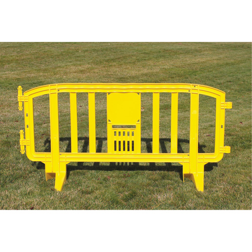 Barricade Movit, Emboîtables, 78" lo x 39" h, Jaune MAS Chibougamau