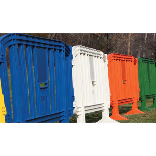 Minit Barricade, Interlocking, 49" L x 39" H, Green MAS Chibougamau